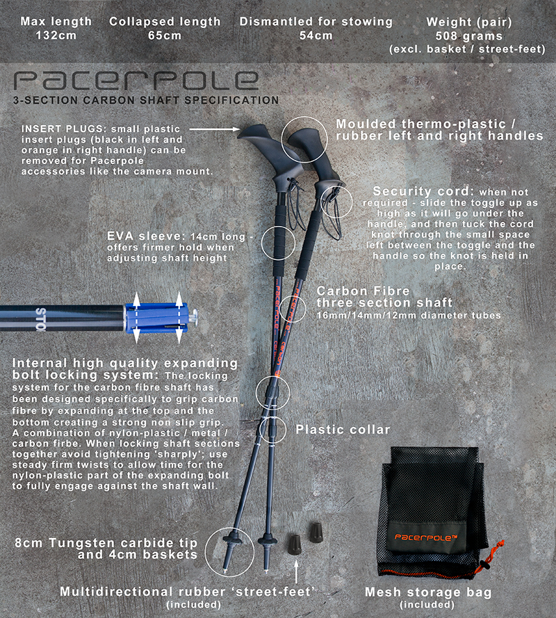 pacer walking poles